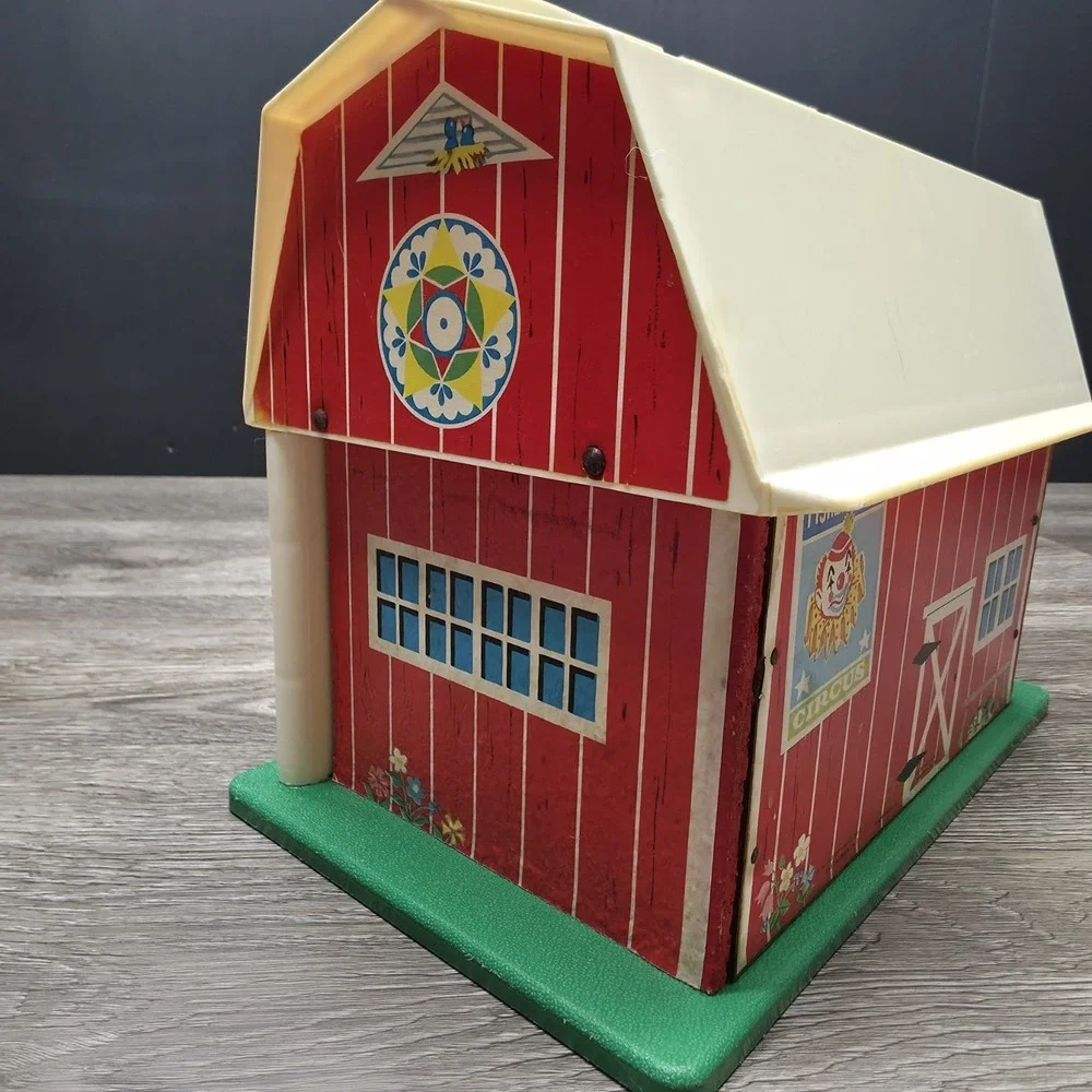 Vintage 1960's FISHER PRICE Play Family Farm - Barn Only